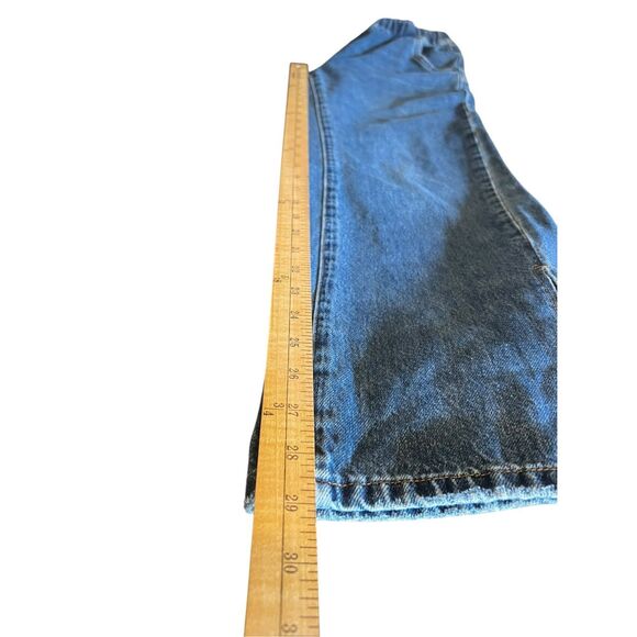 One Teaspoon wide leg drawstring jeans. High rise split hem Women small light - Picture 7 of 8